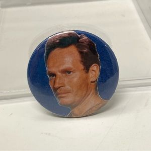 Charlton Heston • Button Pin